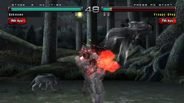 Tekken 5: Dark Resurrection MOKUJIN ARCADE MODE смотреть онлайн