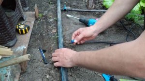 Капельный полив в теплице своими руками.
