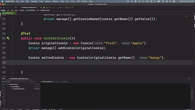 Managing Cookies with Selenium Java - Test Automation Cookbook смотреть онлайн