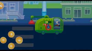 Игра-мультик: Собираем уборочную машину и вывозим мусор