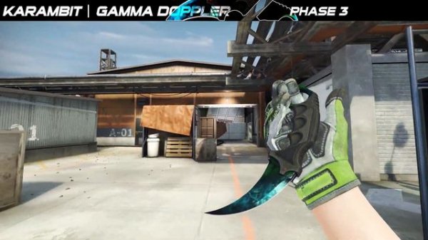 CSGO ★ Karambit | Gamma Doppler - Skin showcase all phases [4K60FPS]