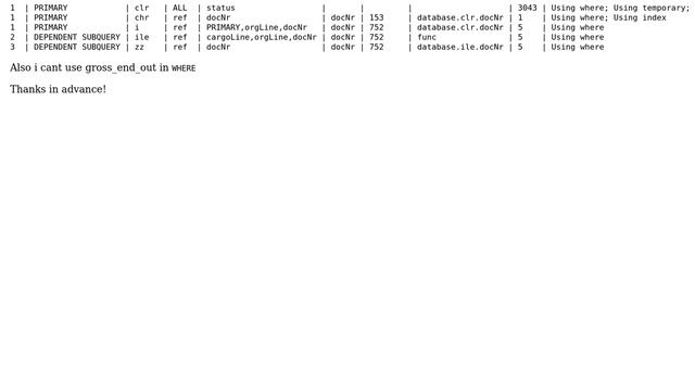 Please help me optimize MYSQL query смотреть онлайн