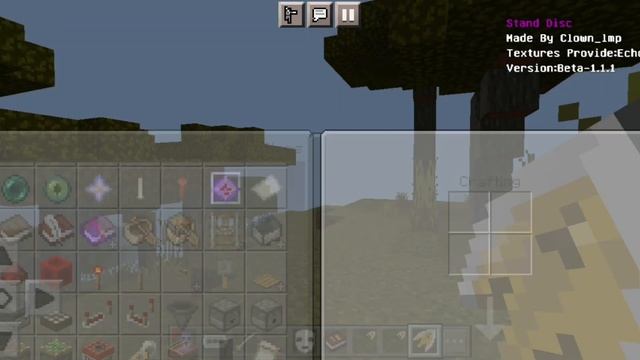 Minecraft PE - JOJO's Bizarre Adventure : Stand Disc Addon смотреть онлайн