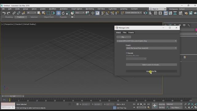 autocad to 3ds max | File Linking | Convert AutoCAD file with 3DS MAX file |Training | AutoCAD Hind смотреть онлайн