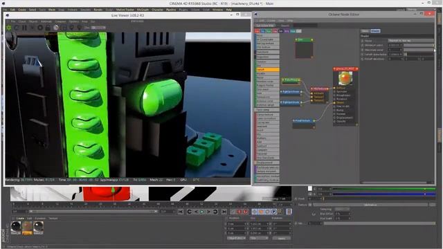 OctaneRender For Cinema 4D Lesson 7.4: Octane Dirt, Falloff, and Side Textures смотреть онлайн