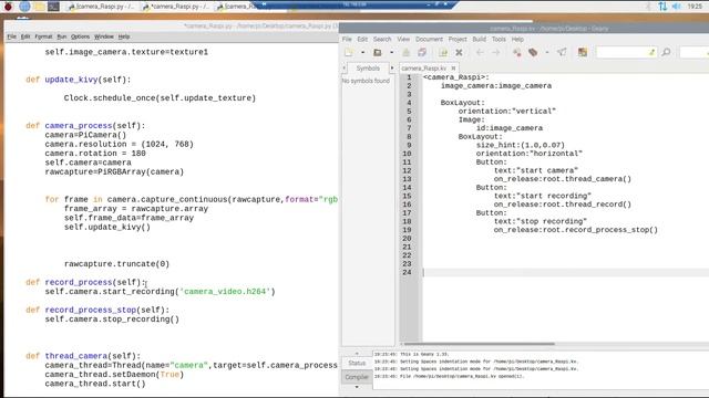 Python mit Kivy das Original-Kamerabild des Raspberry 4 recorden (aufnehmen) Tei l3 смотреть онлайн