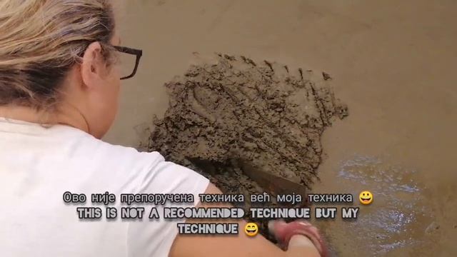 Ručno mešanje betona za špajz | postavljanje laminata Manual mixing concrete (ep. 25) смотреть онлайн