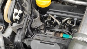 Renault kangoo K9K стук форсунки