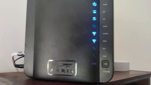 La luz LED de "US" parpadea en la módem router Internet Airis TG2482 Tigo, sin conexión a Internet. смотреть онлайн
