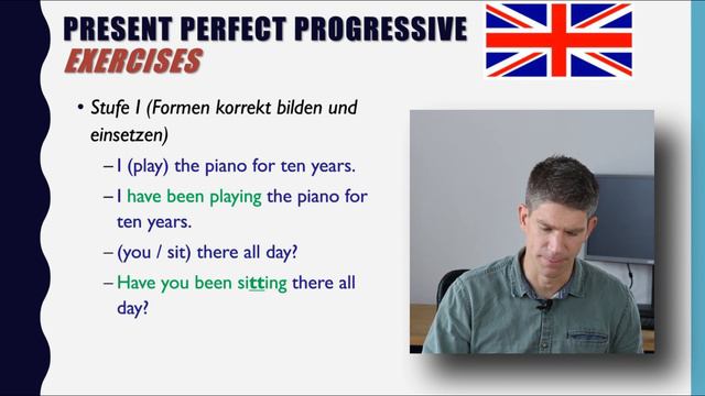 Das "Present Perfect Progressive" - Englisch - typische Aufgaben für die Klassenarbeit смотреть онлайн