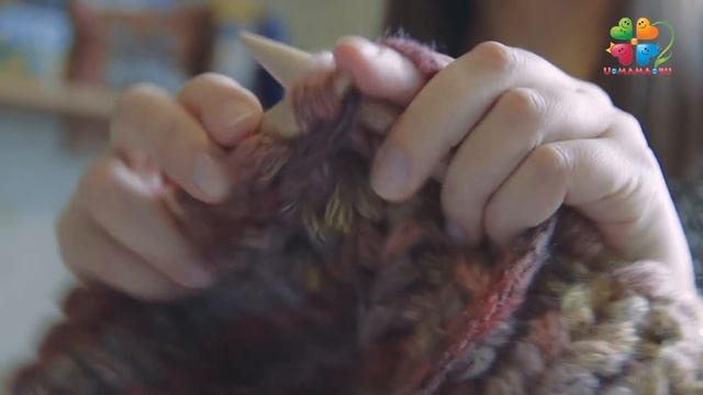 Шапка из толстой пряжи смотреть онлайн