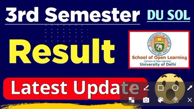 DU SOL Third Semester Result Update 2023 | Sol 3rd Semester Result Kab ayega? 2023 | Sol Result 202 смотреть онлайн