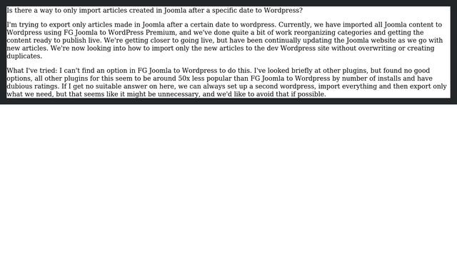 Wordpress: Import only new articles from Joomla to Wordpress смотреть онлайн