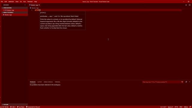 Python Tutorial 1 - Printing Text On Screen смотреть онлайн