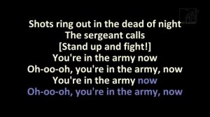 Status Quo - In The Army Now (Karaoke)