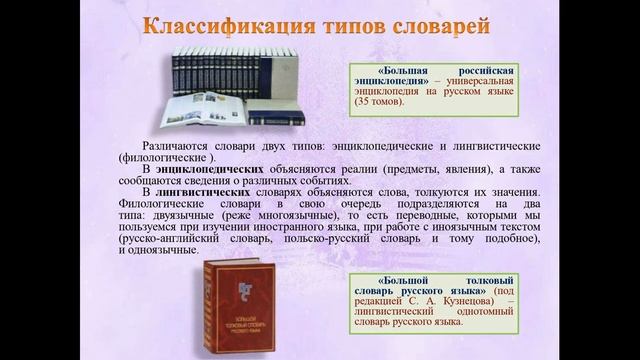 "Библиографический слайд-обзор "Из истории словарей" смотреть онлайн