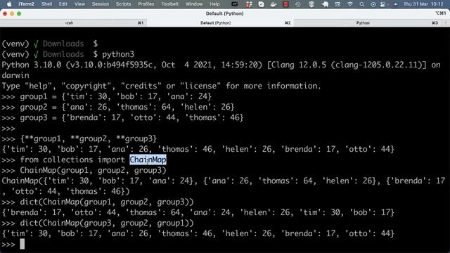 Python easy help and source code navigation (bonus: ChainMap explained) смотреть онлайн