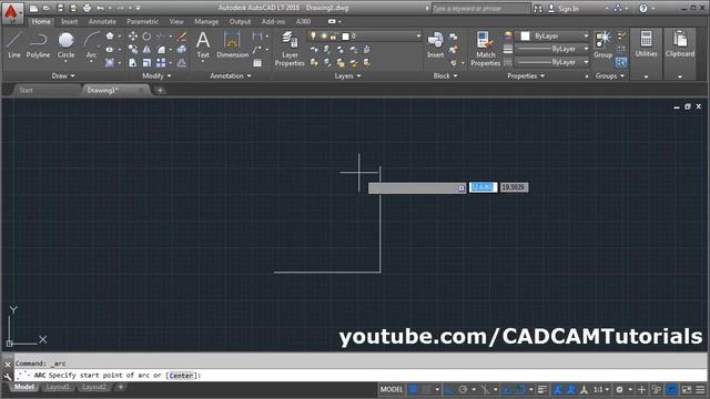 AutoCAD 2016 Tutorial for Beginners - 3 (Part 1 of 2) смотреть онлайн