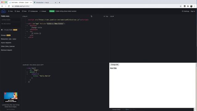 VueJS | Learning the Basics EVENTS & METHODS смотреть онлайн