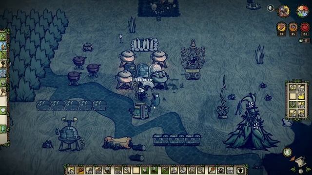 Don't Starve Together Guide - Beginners Guide - Day 51 - 54 - Spring , Fighting Moose Goose, Frogs смотреть онлайн