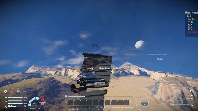 Space Engineers Crash & Burn - Star Wars: The Supremacy vs. Aerodynamic Physics & Deadly Reentry Mo смотреть онлайн