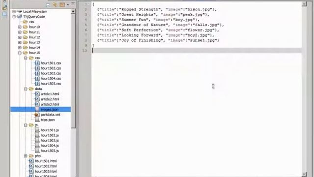 00051 Handle JSON Response Data смотреть онлайн