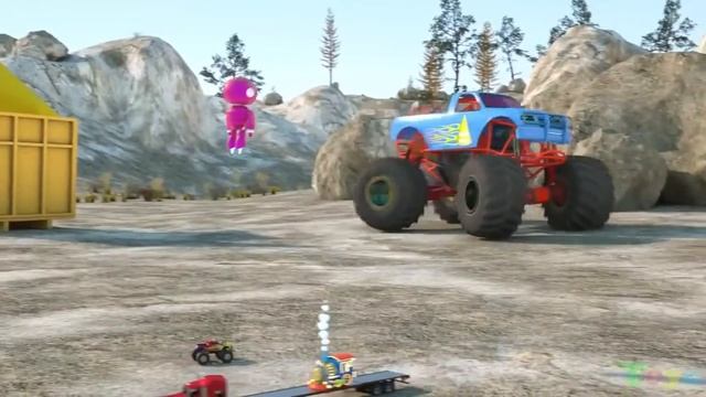 Мультфильм про машинки Подготовка к гонкам Учим геометрические фигуры Часть 2 смотреть онлайн