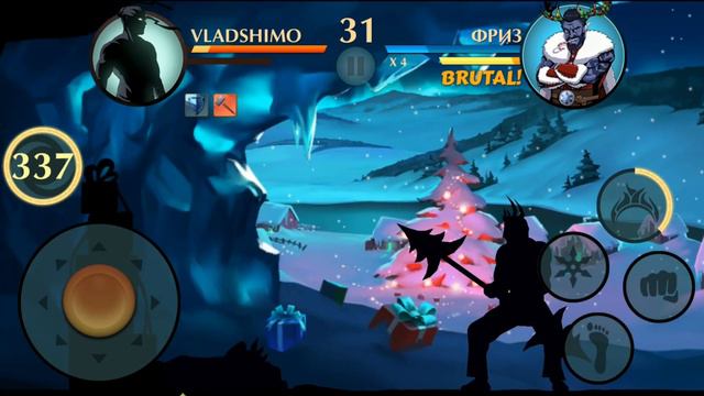 НОВОГОДНЕЕ ОБНОВЛЕНИЕ 2.2.0 ТОП 1 НА БОССЕ ФРИЗ В Shadow fight 2