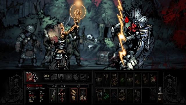 Looking for the courtyard key - Let's Play Darkest Dungeon: The Crimson Court #27 смотреть онлайн