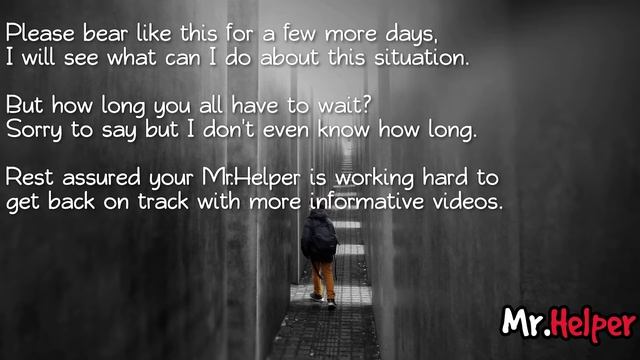 Channel Update - Mr.Helper смотреть онлайн