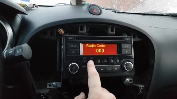 Разблокировка автомагнитолы Nissan Juke, снятие и установка магнитолы. RADIO CODE