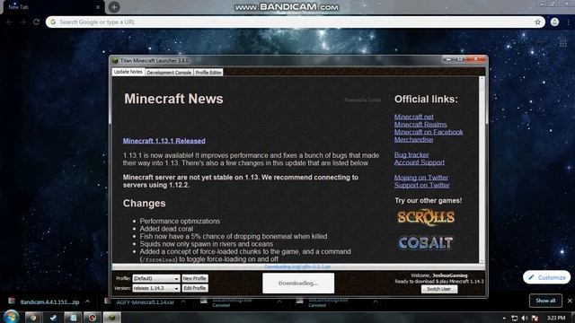 How to download MINECRAFT 1.14.3 (Fast and Easy)(Window 7) смотреть онлайн