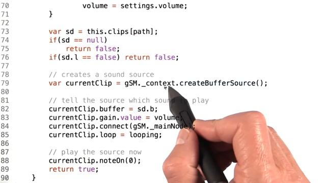 Playing Sounds - HTML5 Game Development смотреть онлайн