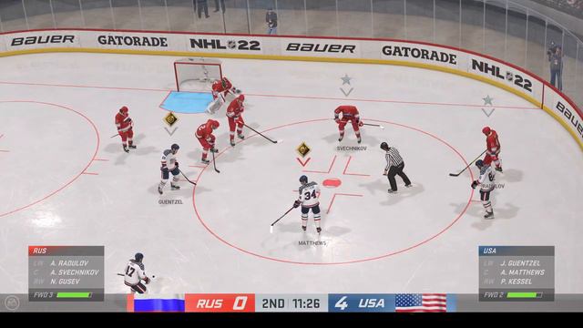 NHL 22 Team USA Vs Russia PS5 4K HD