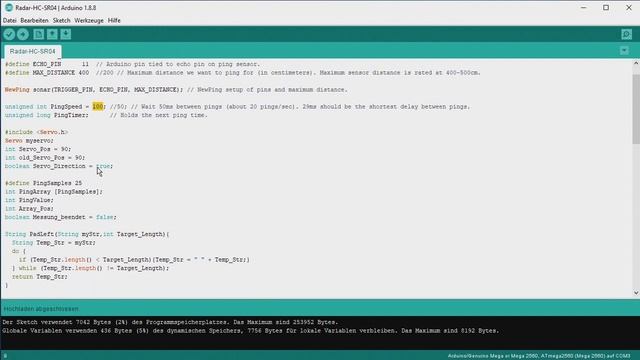 Folge 07 : Arduino + Ultraschall Modul HS-SR04 + Abtasten der Umgebung + Datenauswertung смотреть онлайн