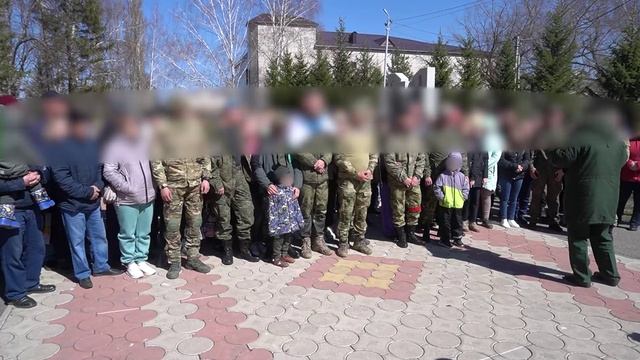 Проводы участников СВО с отпуска