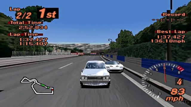 Gran Turismo 2 - Historic Car Cup Race (Rome Circuit) PS1 Gameplay HD смотреть онлайн
