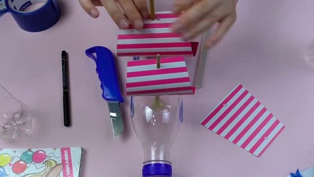 Как сделать кораблик из пластиковой бутылки / Подделки для детей смотреть онлайн