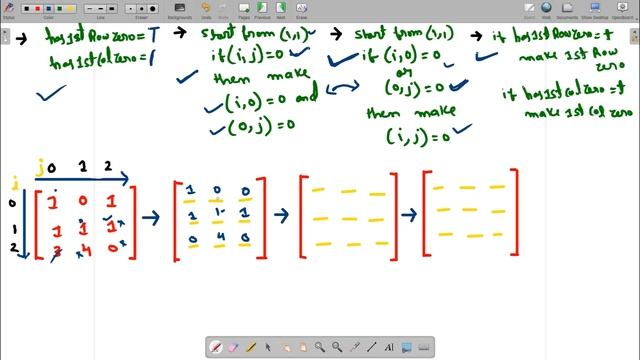 LeetCode #73 | Set Matrix Zeros | GFG | JAVA | Amazon | Google | Microsoft смотреть онлайн