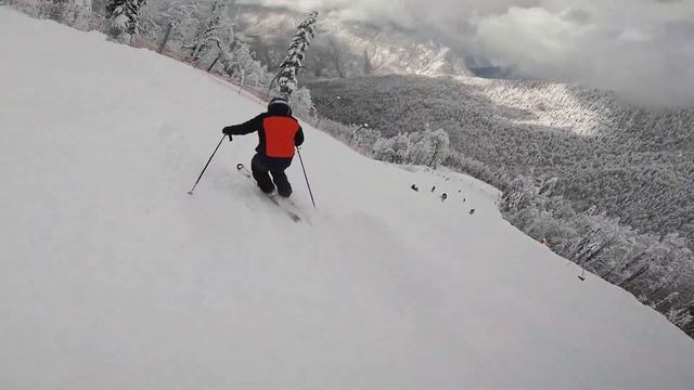 Горные лыжи. Повороты с проскальзыванием и карвинг. Программа обучения. Инструктор по горным лыжам. смотреть онлайн