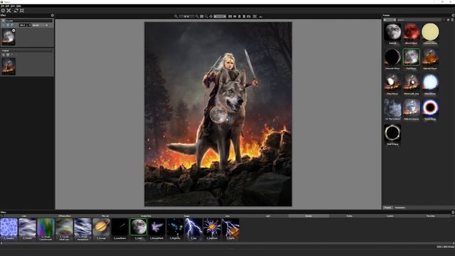 Wolf Rider - Photoshop Manipulation смотреть онлайн