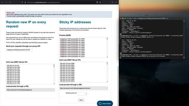 Releasing a Sticky Session with Proxyrack Proxies смотреть онлайн