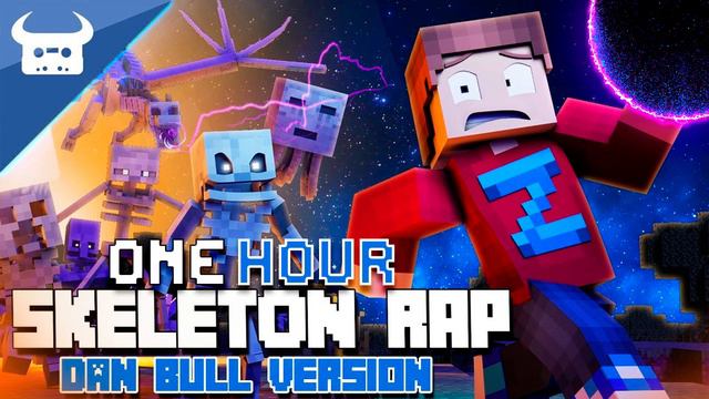 MINECRAFT SKELETON RAP REMIX | "I've Got A Bone" | Oxygen Beats Dan Bull Animated Video - ONE HOUR смотреть онлайн
