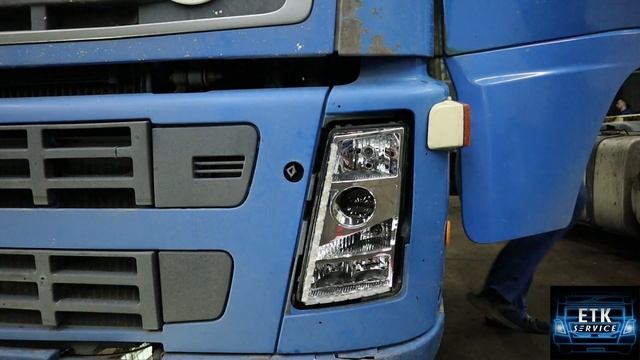 Диодные фары Вольво ФШ 12 установка BI-LED Вольво ФМ Тюнинг фар VOLVO FH 12 VOLVO FH4. смотреть онлайн