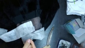 Укорочение рукавов на норковой шубе часть 1