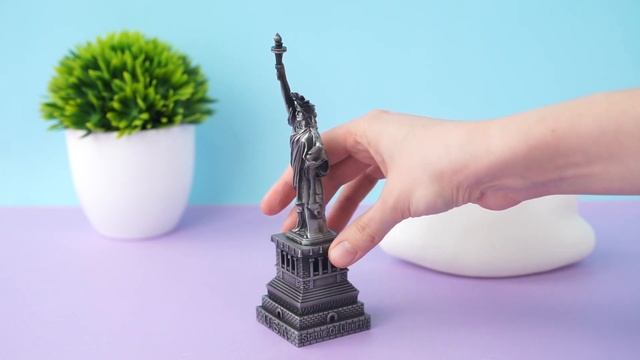 Фигурка "Статуя свободы" металлическая 18 см смотреть онлайн