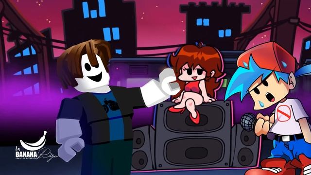 Friday Night Funkin vs Roblox - BATALLA DE RAP ANIMADA смотреть онлайн