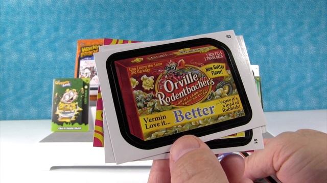 Collector Cards Stickers Palooza Grossery Gang Garbage Pail Kids Wacky Packages | PSToyReviews смотреть онлайн