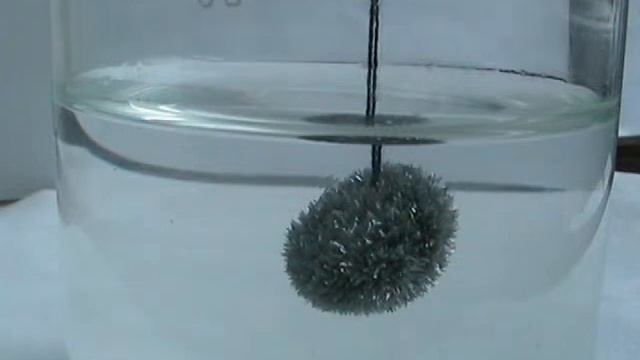 оловянный "ёжик" на грануле цинка смотреть онлайн