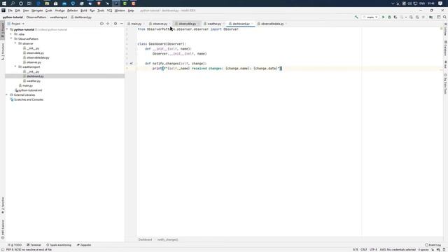 Observer Pattern Python смотреть онлайн